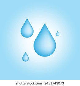 Illustration Vektorgrafik Grafik des Wassertropfens
