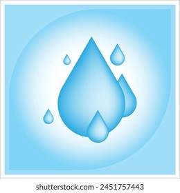 illustration vector graphic of water drop