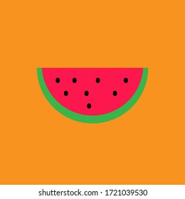 Illustration vector graphic of watermelon