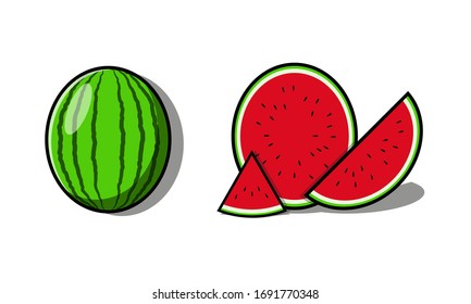 Featured image of post Watermelon Drawing Images For instance a watermelon is spherical a bunch of grapes is a collection of circles and a banana is an elongated oval