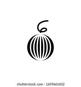 illustration vector graphic of watermelon icon. perfect for pattern objects design, any design element and any purposes.
