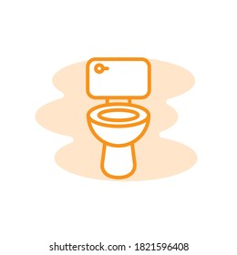 Illustration Vector Graphic Wc Sanitary Icon Stock Vector (Royalty Free ...