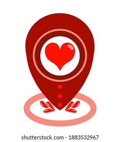 illustration vector graphic of wedding location icons - with a modern concept style look. selection of colors and shapes looks luxurious.