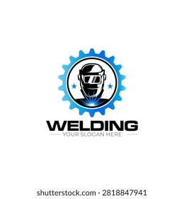 Illustration vector graphic of welding fabrication business logo design