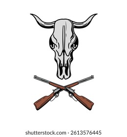 illustration vector graphic western design