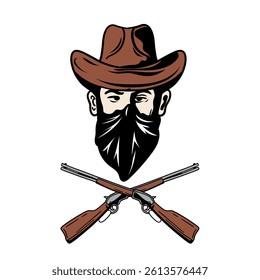 illustration vector graphic western design