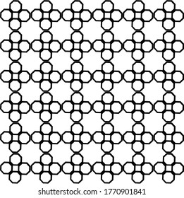 illustration vector graphic of white sunflowers with rectangular petals cloned into large rectangular patterns concept design