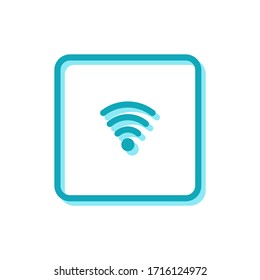 Illustration der Vektorillustration des WiFi-Symbols