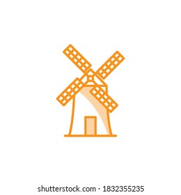 Illustration Vector graphic of Windmill icon template