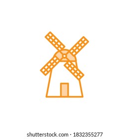 Illustration Vector graphic of Windmill icon template