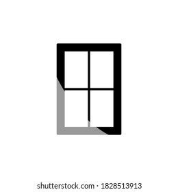 Illustration Vektorgrafik des Fenstersymbol