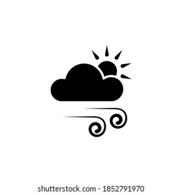 Illustration Vektorgrafik des windreichen Symbols