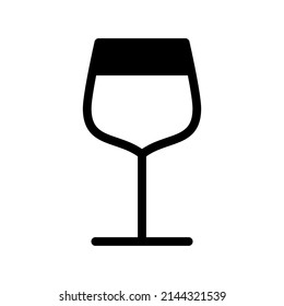 Illustration Vector Graphic of Wine Glass icon