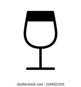 Illustration Vector Graphic of Wine Glass icon