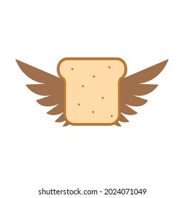 Illustration Vector Graphic of Wing Bread Logo. Perfect to use for Technology Company