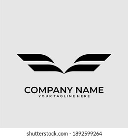 illustration vector graphic for wings logo