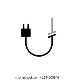Illustration Vector graphic of wire icon