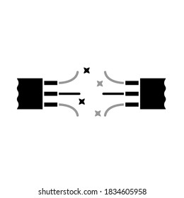 Ilustración Gráfico vectorial del icono de alambre