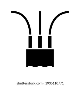 Ilustración Gráfico vectorial del icono de alambre
