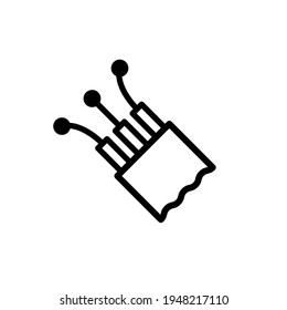 Ilustración Gráfico vectorial del icono de alambre