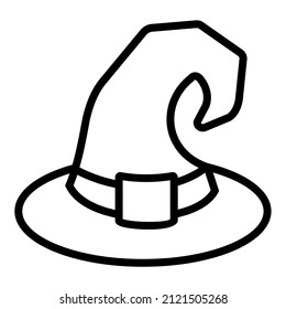 Illustration Vector Graphic of Witch Hat Icon