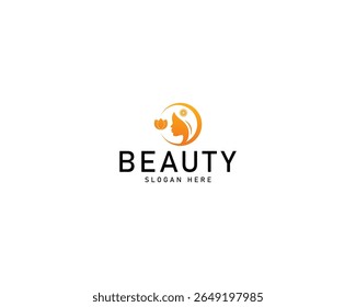 Illustration vector graphic of woman with beautiful modern hair style logo design template