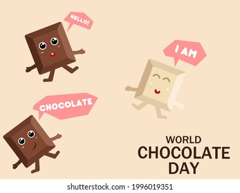 Illustration vector graphic of world Chocolate day