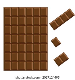 illustration vector graphic of world chocolate day