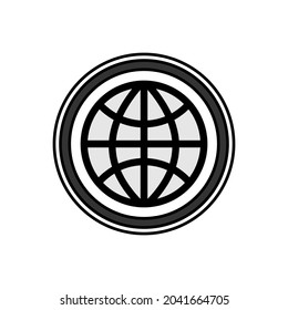 Illustration, Vektorgrafik des Logos der Weltplatine. Perfekt für die Lebensmittelindustrie