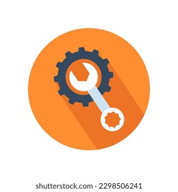 Illustration Vector Graphic of Wrench Icon. 