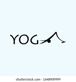 Illustration vector graphic of Yoga logo vector emblem