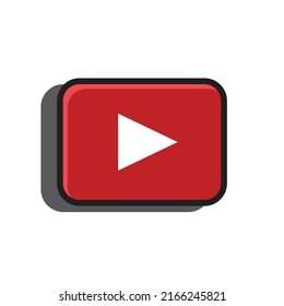 Illustration Vector Graphic Of Youtube Icon.