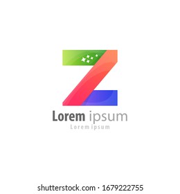 Gráfico vectorial de ilustración del logotipo Z