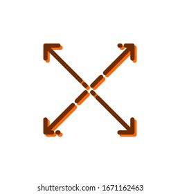 Ilustración vectorial gráfico de icono de zoom perfecto para multimedia
