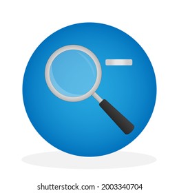 Ilustración vectorial gráfico del icono de alejamiento, signo, símbolo