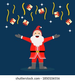 Gráfico vectorial de ilustración de la sorpresa de santa clemente