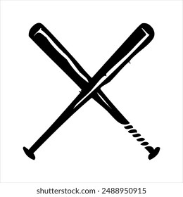 Ilustración Vector de iconos de béisbol