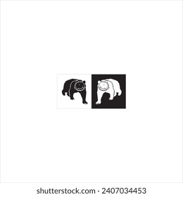 Illustration vector graphics of bear icon