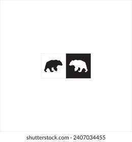 Illustration vector graphics of bear icon