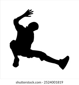 Illustration vector graphics of breakdance icon