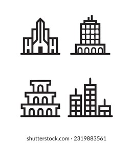Ilustración de gráficos vectoriales de iconos de construcción. Perfecto para cualquier diseño web, ilustración, presentación, etc.