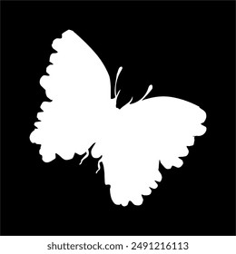 Illustration vector graphics of butterfly icon