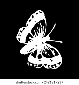 Illustration vector graphics of butterfly icon