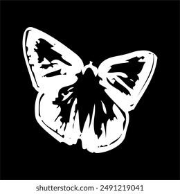 Ilustración Vector gráfico del ícono de la mariposa