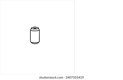 Illustration vector graphics of can