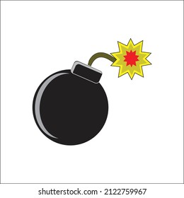 gráficos vectoriales ilustrativos de la bomba de dibujos animados