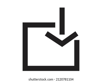 illustration vector graphics of download symbol good for data download illustration