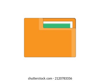 illustration vector graphics of file manager, good for data storage illustration