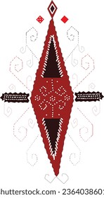 illustration of vector graphics indonesian batik