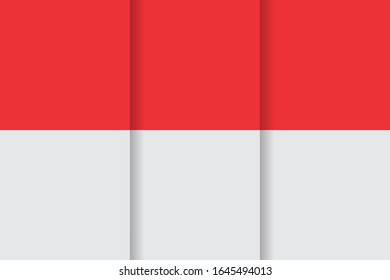 illustration vector graphics of Indonesian flag perfect for background